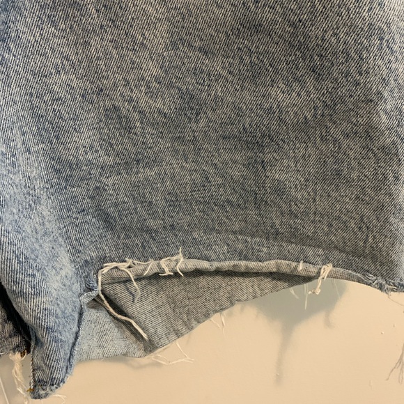 Princess Polly Light Blue Jean Shorts - Picture 6 of 12